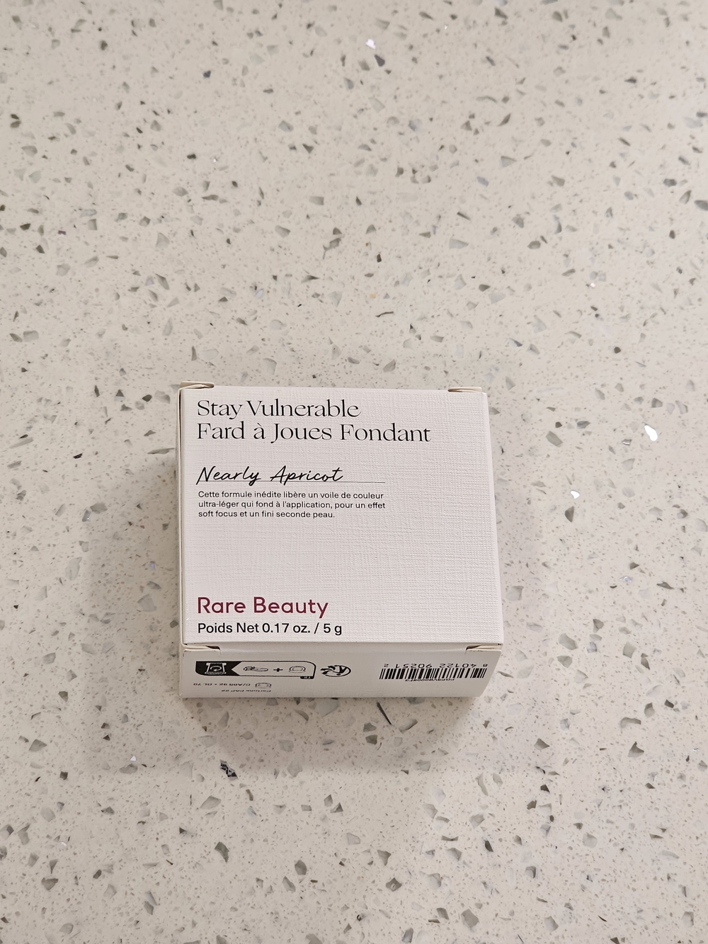 Rare Beauty Stay Vulnerable Cream Blush - Nearly Apricot (Pink Compact) - Picture 2 of 6